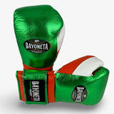 Bayoneta Premium Multicapa  + HH - Verde Metálico/ Naranja/ Blanco