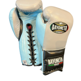 Bayoneta Premium Multilayer Horse Hair Gloves - Light Gray/ Sky Blue/ Black