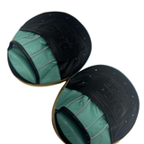 No Boxing No Life Precision Mitts - Black/ Tiffany/ Metallic Gold