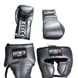 Full Sparring Set - Gray Oxford/ Black