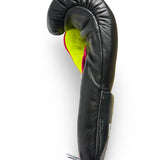 Bayoneta Premium PuLat Horse Hair Gloves - Black/ Neon Pink/ Neon Yellow