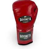 Guantes de pelo de caballo Bayoneta Premium PuLat - Rojo/ Negro