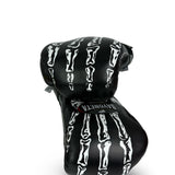 Bayoneta Premium Multilayer Horse Hair Gloves - Exclusive Custom "Black Skeleton" Hand Painted - Black