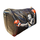 Bayoneta Bolso Deportivo  - Mini - Exclusivo "Banderas USA - MX" Pintado a Mano - Negro