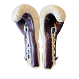 Bayoneta MX Latex Gloves - White/ Purple