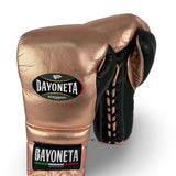 Bayoneta Premium Multilayer Horse Hair Gloves - Metallic Rose Gold/ Black
