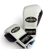 Bayoneta MX Latex Fight Gloves - White/ Purple