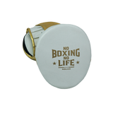 No Boxing No Life Precision Mitts - Metallic Gold/ White