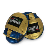 Bayoneta Precision Mitts - Royal Blue/ Metallic Gold