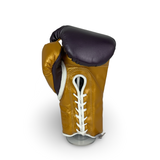 Bayoneta MX Latex Fight Gloves -  Purple/ Caramel Gold