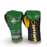 Bayoneta Premium PuLat Horse Hair Gloves - Green/ Black/ Yellow