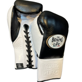 No Boxing No Life Fight Gloves  - Black/ White