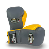 Bayoneta Premium Multilayer Horse Hair Gloves - Gray/ Yellow
