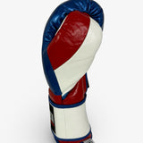 Bayoneta Premium PuLat Horse Hair Gloves - Electric Blue/ Red/ White