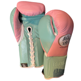 No Boxing No Life Fight Gloves  - Pink/ Tiffany/ White