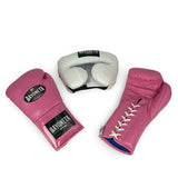 Sparring Set - Gum Pink / Metallic Silver/ White