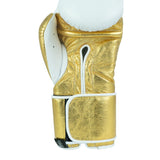 No Boxing No Life Training Gloves - White/ Gold