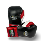 Bayoneta Premium Multilayer Horse Hair Gloves - Black/ Red/ White