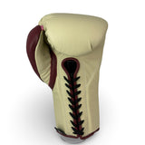 No Boxing No Life Training Gloves - Cream/ Pink/ Burgundy