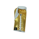 No Boxing No Life Fight Gloves - White/ Gold