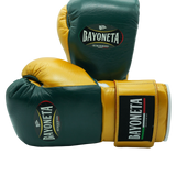 Bayoneta MX Horse Hair Gloves - Pine Green/ Caramel Gold