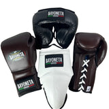 Full Sparring Set - Dark Brown/ Black/ White