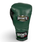 Bayoneta Premium Multilayer Horse Hair Gloves - Pine Green/ Black