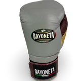 Guantes de pelo de caballo Bayoneta Premium PuLat - Gris/ Dorado/ Oxblood