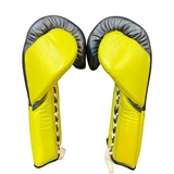 No Boxing No Life Training Gloves - Canelo Edition - Navy/ Neon Yellow