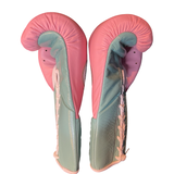 No Boxing No Life Fight Gloves  - Pink/ Tiffany/ White