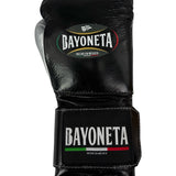 Bayoneta Premium Multilayer Horse Hair Gloves - Black/ Metallic Royal Blue/ Silver