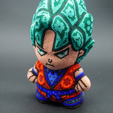 Dragon Ball Goku Super Saiyan Blue - Mexican Huichol Art