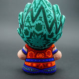 Dragon Ball Goku Super Saiyan Blue - Mexican Huichol Art