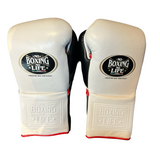 No Boxing No Life Guantes de Entrenamiento - Verde Azulado Metálico/ Blanco