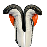 No Boxing No Life Training Gloves - Black/ White/ Orange