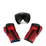 Sparring Set  - Black/ Metallic Red