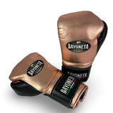 Bayoneta Premium Multilayer Horse Hair Gloves - Metallic Rose Gold/ Black