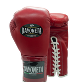 Bayoneta Premium MX - Guantes de Pelo de Caballo - Rojo/ Blanco