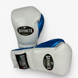 Bayoneta Premium Multilayer Horse Hair Gloves - White/ Metallic Blue