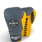 Bayoneta Premium Multilayer Horse Hair Gloves - Gray/ Yellow