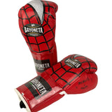 Bayoneta Premium PuLat Horse Hair Gloves - Exclusive Custom “Spiderman Original” Hand Painted - Red