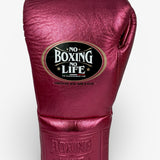 No Boxing No Life Fight Gloves  - Metallic Pink