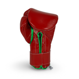 Bayoneta MX Latex Gloves - Red/ Metallic Green