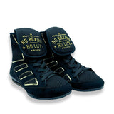 Pre Order: No Boxing No Life - Boxing Boots - Black/ Gold