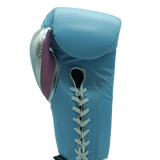 No Boxing No Life Training Gloves - Canelo Edition - Sky Blue/ Silver/ Pink