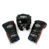 Sparring Set  - Black/ Metallic Red