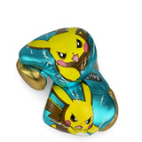 Bayoneta Premium PuLat Horse Hair Gloves - Exclusive Custom "Savage Pikachu” Hand Painted