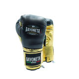 Bayoneta Premium PuLat Horse Hair Gloves - Black/ Metallic Gold
