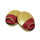 No Boxing No Life Precision Mitts - Gold / Red Wine