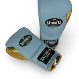 Bayoneta Premium Multilayer Horse Hair Gloves - Icy Blue/ Metallic Gold